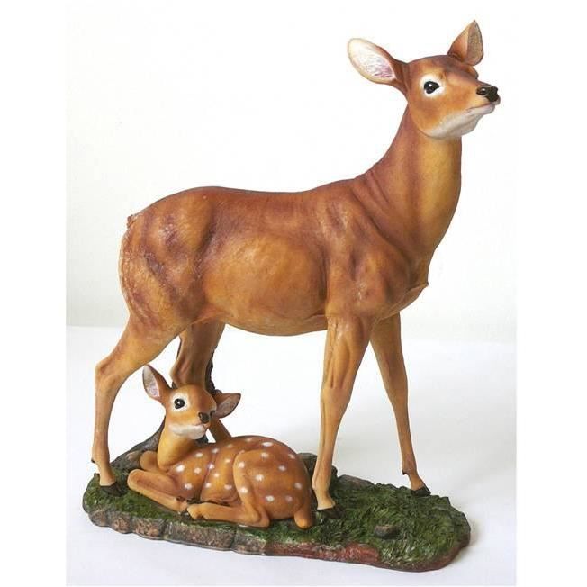 Biche Et Bebe Faon En Resine Cdiscount Bricolage Biche Et Bebe Faon En Resine Cdiscount Bricolage