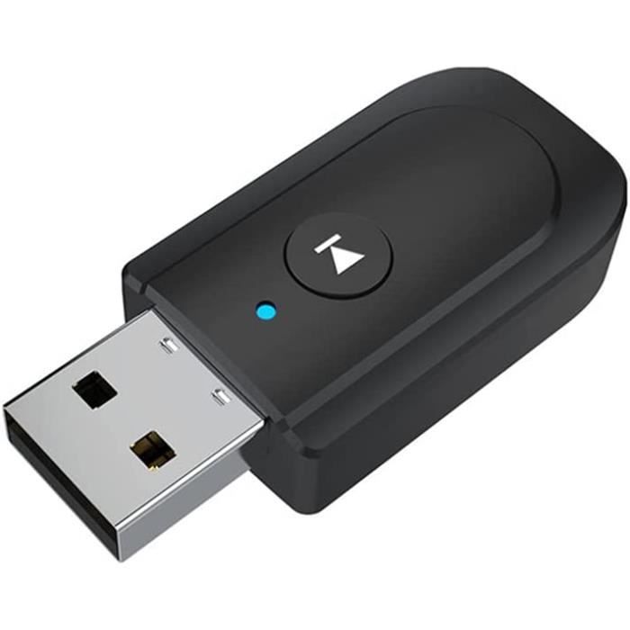 MINI USB BLUETOOTH 5.0 Récepteur d'émetteur 2 en 1 adaptateur audio