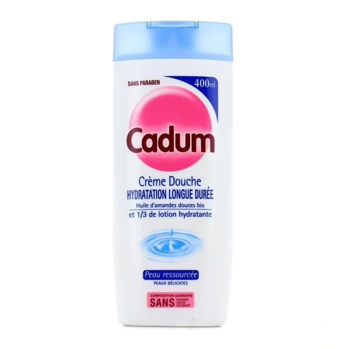 Cadum Crème Douche Hydratation Longue Durée 400ml (lot de 3