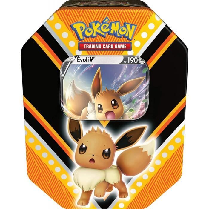 Pokebox Evoli V 190 Pv Carte Francaise A Collectionner Pokemon Boite Metal Orange Et Noir Puissances V Cdiscount Jeux Jouets Pokebox Evoli V 190 Pv Carte Francaise A Collectionner Pokemon Boite Metal Orange Et Noir Puissances V Cdiscount Jeux Jouets