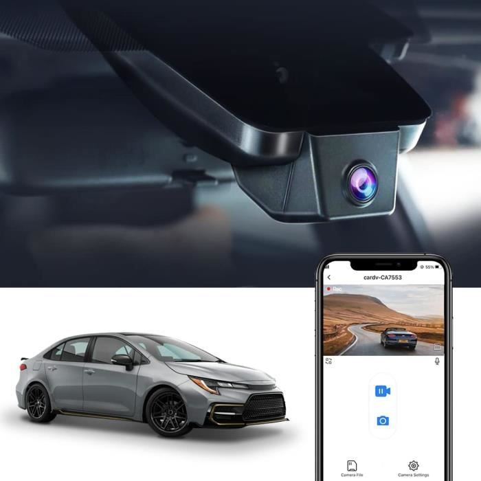 Fitcamx Dashcam Compatible avec Toyota Corolla L Le SE XLE XSE SE