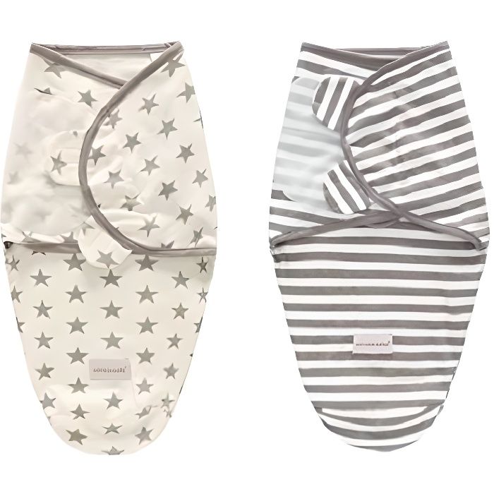 2 Pieces Couverture Pour Bebe Etoile Rayure Achat Vente Couverture Plaid Bebe Prolongation Soldes Cdiscount