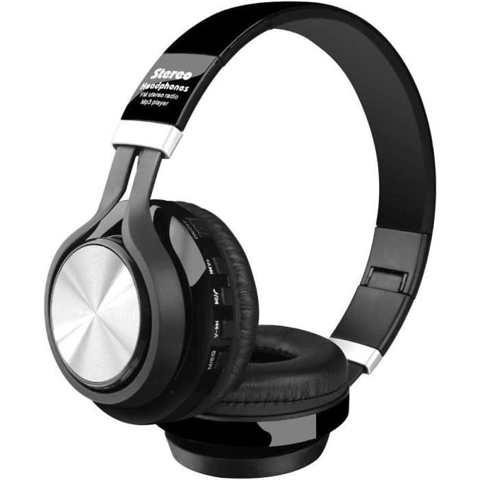 Casque D'Écoute,Casque D'Écoute Sport Sans Fil Bluetooth 4.0 Subwoofer ...