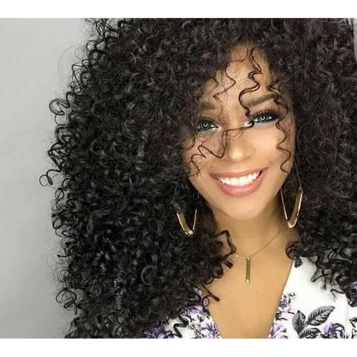 une perruque en cheveux naturels
