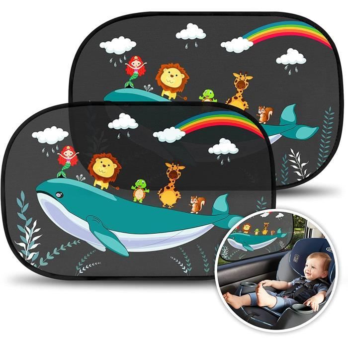 Pare Soleil Voiture Bebe Pare Soleil Auto Adhesifs Pare Soleil Fenetre Pour Vitres Laterales Blocage Des Rayons Uv Nocifs Cdiscount Auto