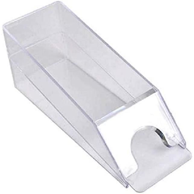 Toyvian Distributeur De Cartes Poker en Acrylique Accessoire De Jeu De Société Manuel pour Et Table De Poker 10.04 X 3.94 X 3.94 Pouces