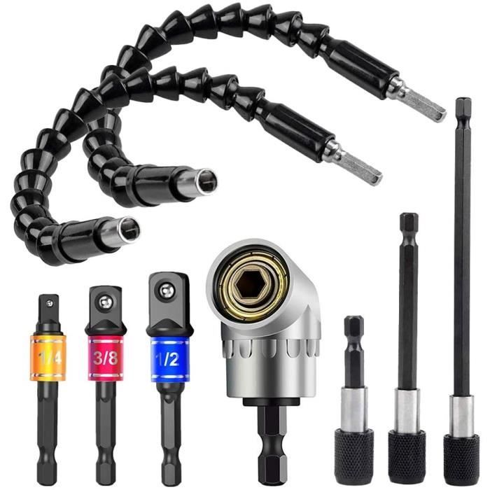 Tige Hex magnétique porte-embout rallonge pour perceuse électrique tournevis ma Tige Hex magnétique porte-embout rallonge pour perceuse électrique tournevis ma