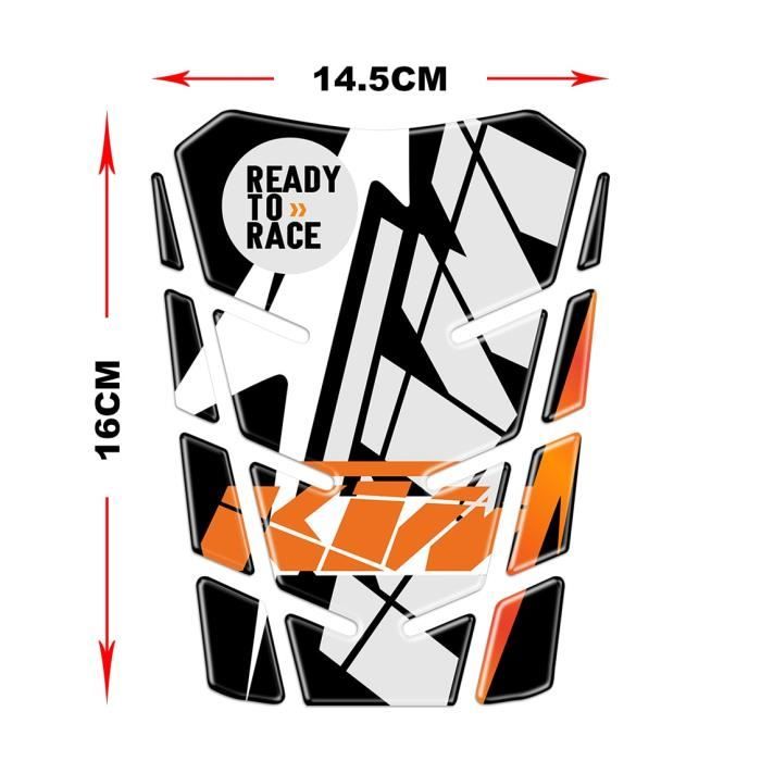 BIKE-label Protection Réservoir Moto 3D Transparent - Set Gauche/Droit - Résistant Essence & Rayures