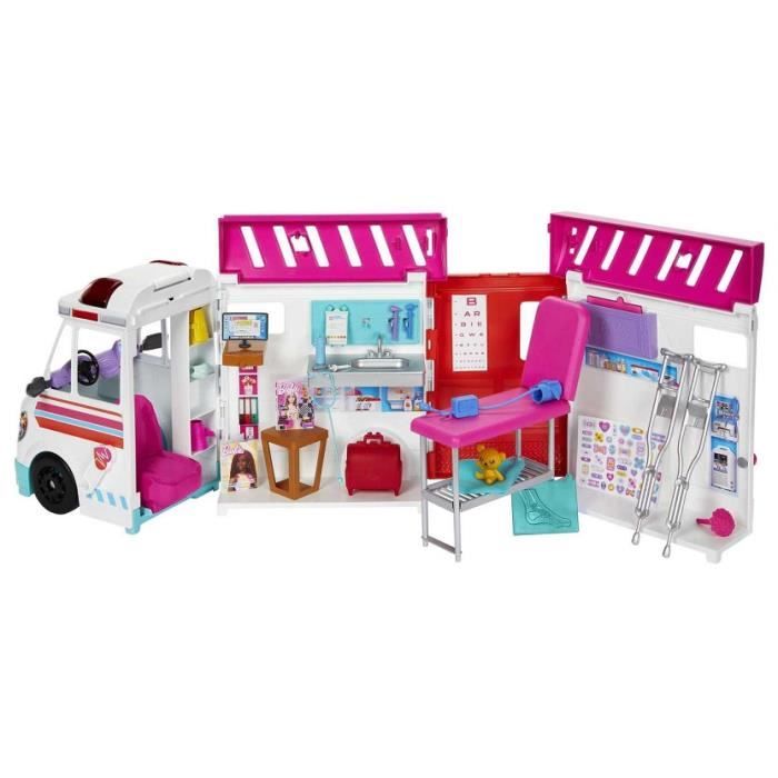 Camion ambulance barbie shop