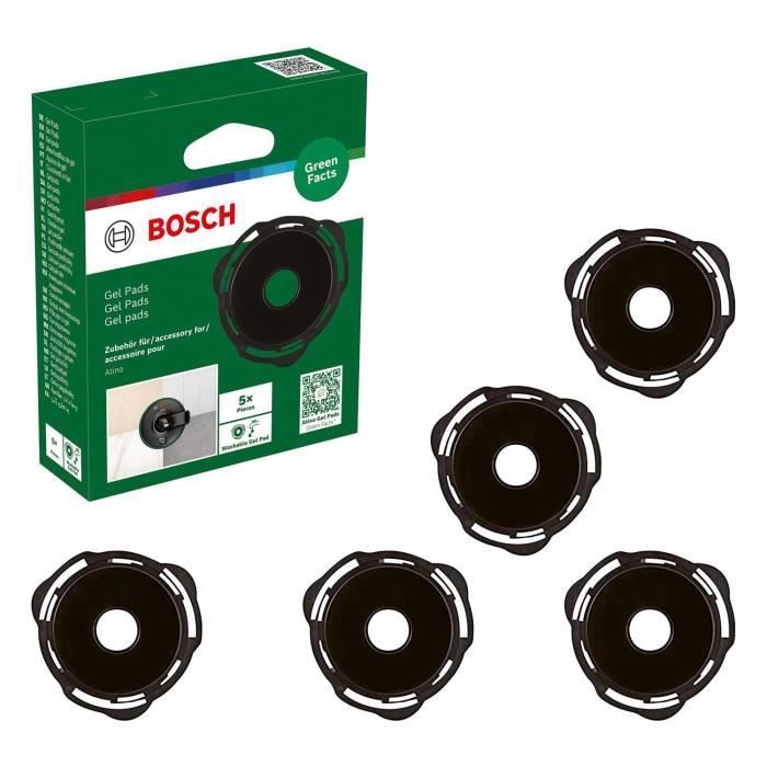 Gel Pads Pour Laser Atino Bosch - Lot De 5 - Pour Fixer Le Laser Sur Surfaces Lisses (carrelage, Marbre)
