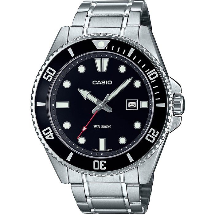 Montre - CASIO - MDV-107D - Homme - Noir - Quartz - Analogique