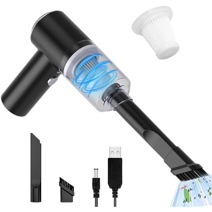 AKOFIC Aspirateur à Main, 15000PA Mini Aspirateur Voiture Sans Fil, Aspirateur Portable Puissant