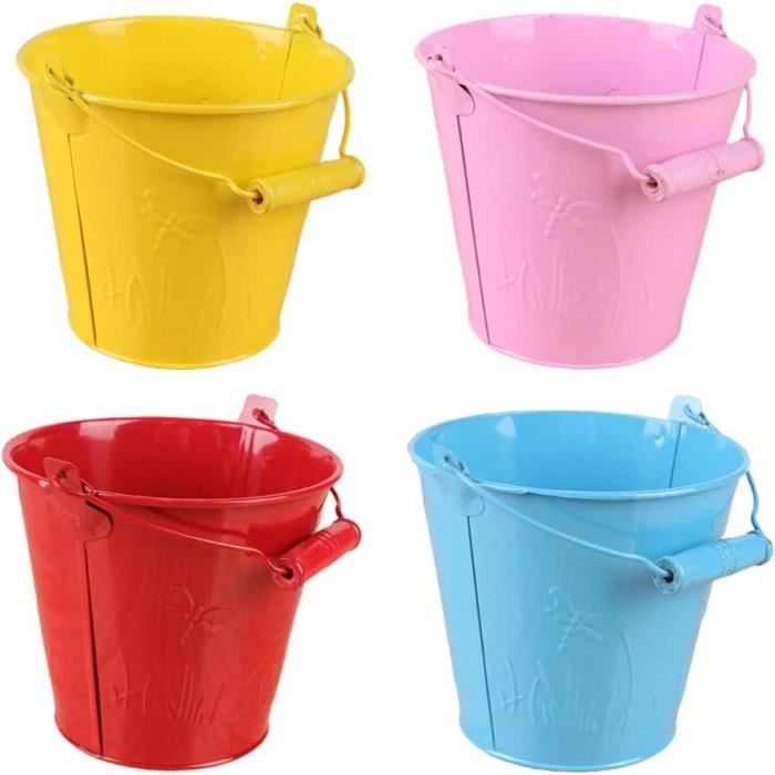 Lot De 2 Seaux à Appât Vintage En Métal Galvanisé - Marque Fly Grade - Qualité Hygiène