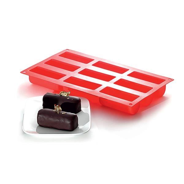 Moule silicone Noël - Mini bûche x 9