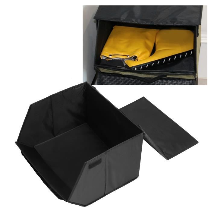 TOLIDA Coffre Au Trésor Vintage En Bois Et Cuir PU, Boîte De Rangement