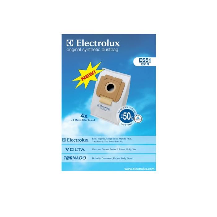 Sacs et Filtre pour Aspirateur - Electrolux - E51N - Haute qualité - Compatible avec plusieurs modèles - Mixte