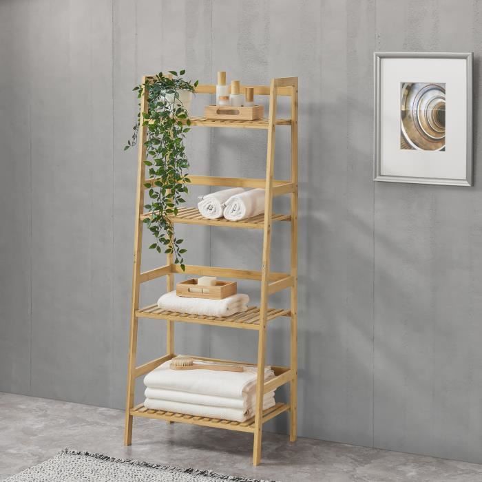 Étagère Échelle à 4 Niveaux Vinje 48 x 32 x 123 cm