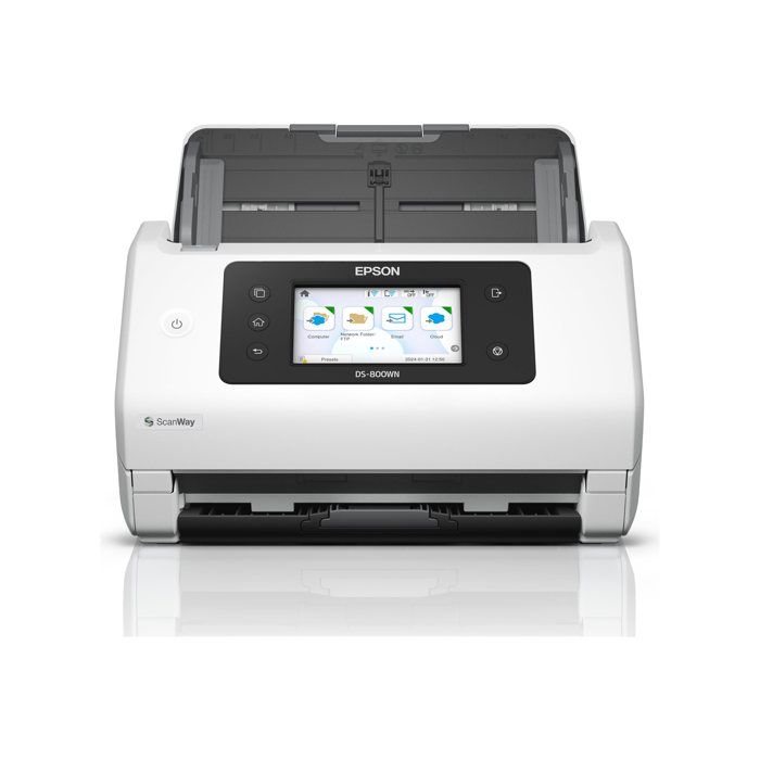 Epson WorkForce DS 800WN Scanner de documents Recto verso A4Legal 600 dpi x 600 dpi jusqu'à 50 ppm mono / jusqu'à 50 ppm couleur Chargeur automatique de documents 100 feuilles ... - vue 2