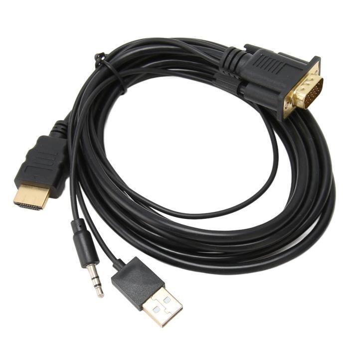 Adattatore SCART – HDMI 1080p 60Hz Con Cavo USB Per TV E Videoregistratori