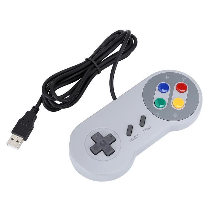 Manette GameCube USB Violette Pour PC, Linux, Mac - Rétro Gaming - Neuf