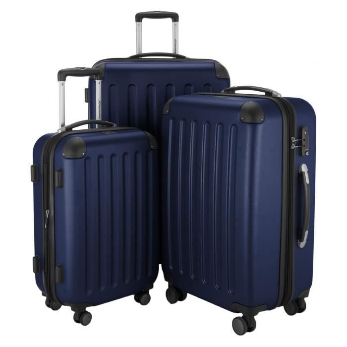 hauptstadtkoffer spree set de bagages bleu foncé