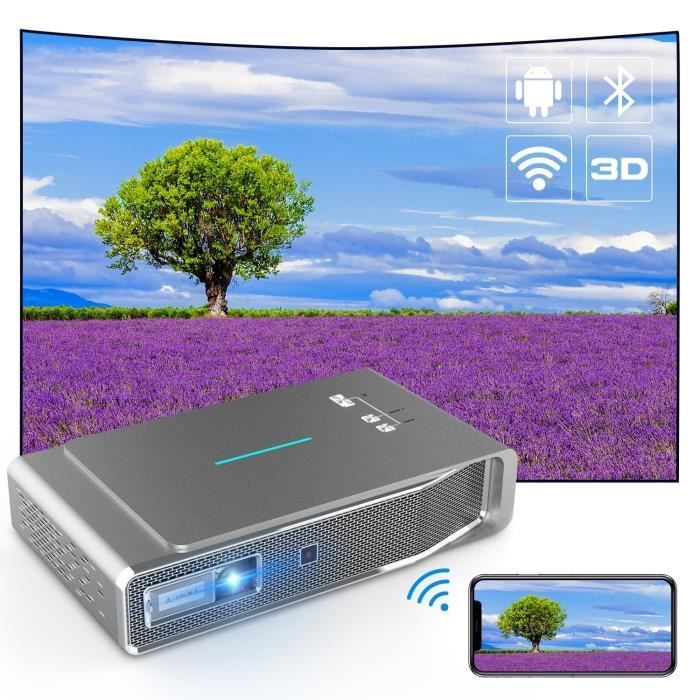 Vidéoprojecteur TOUMEI V5 DLP 8500 Lumens 4K WIFI 3D Android HD