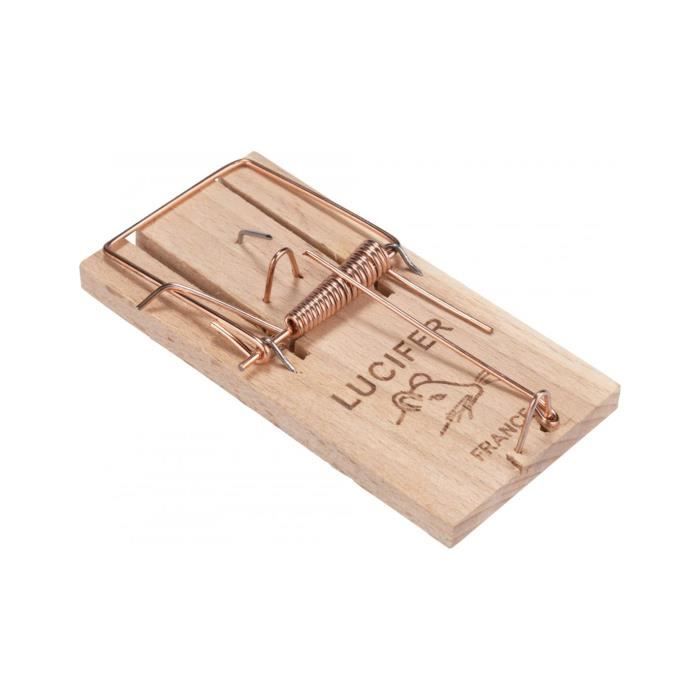 FALLENHELD ARTECSIS Lot De 10 Tapettes à Souris En Bois - Pièges Réutilisables Classiques, Mécanisme Sensible Et Sans Poison