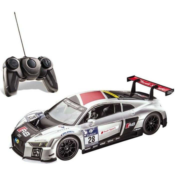 Voiture télécommandée Audi R8 LMS 1:14 - MONDO - Échelle 1:14 - RALLYE -  Gris - Cdiscount Jeux - Jouets