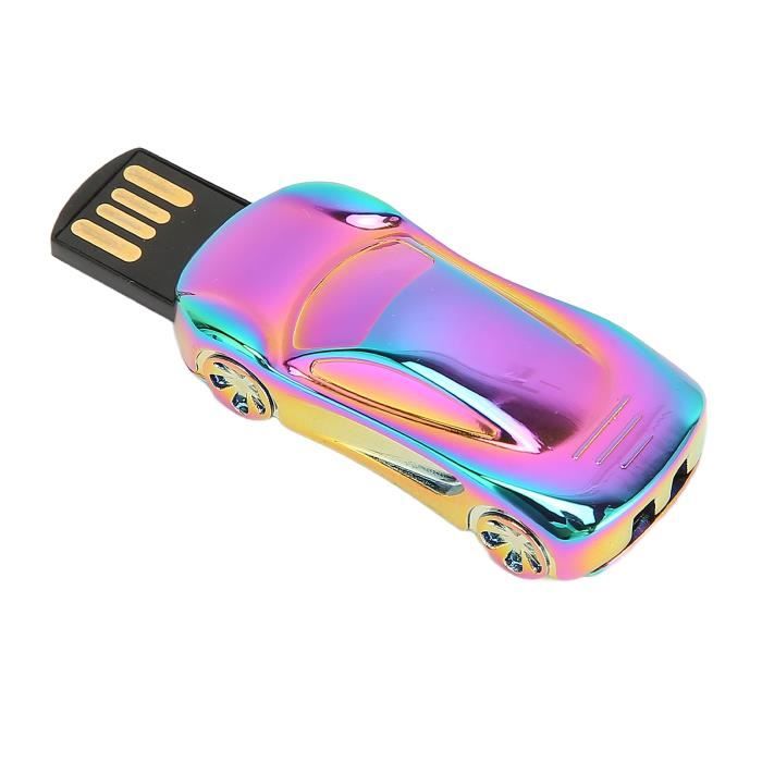 Clé USB personnalisée coloris mauve/violet de capacité 64Go