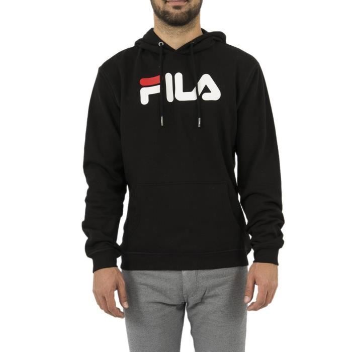 FILA Sweat à Capuche Pure Hoody Mixte Noir