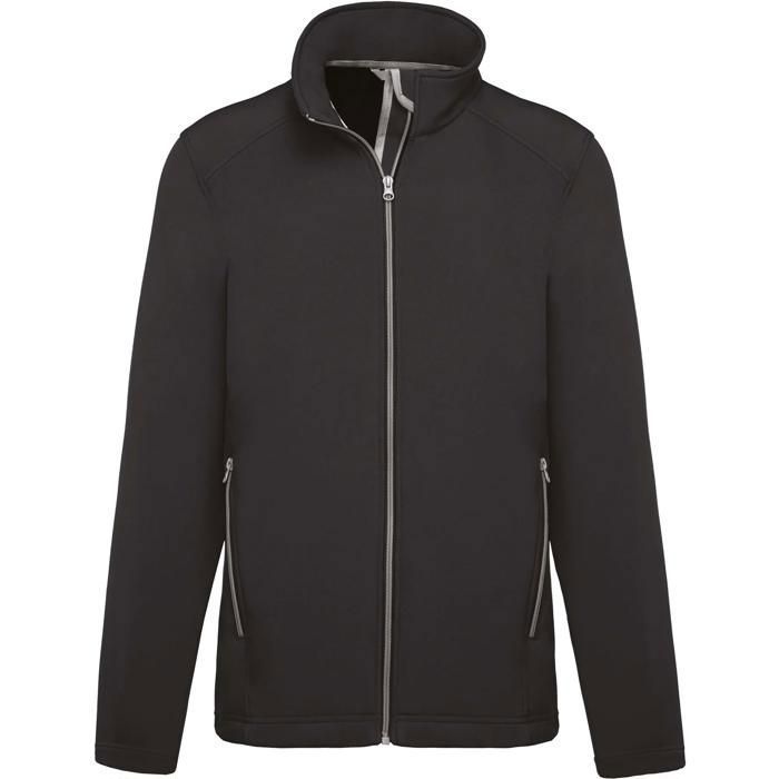 Veste Softshell 2 Couches - Kariban - Homme - Gris/Noir - Imperméable - Respirant - Sports dhiver - Randonnée Veste Softshell 2 Couches - Kariban - Homme - Gris/Noir - Imperméable - Respirant - Sports dhiver - Randonnée