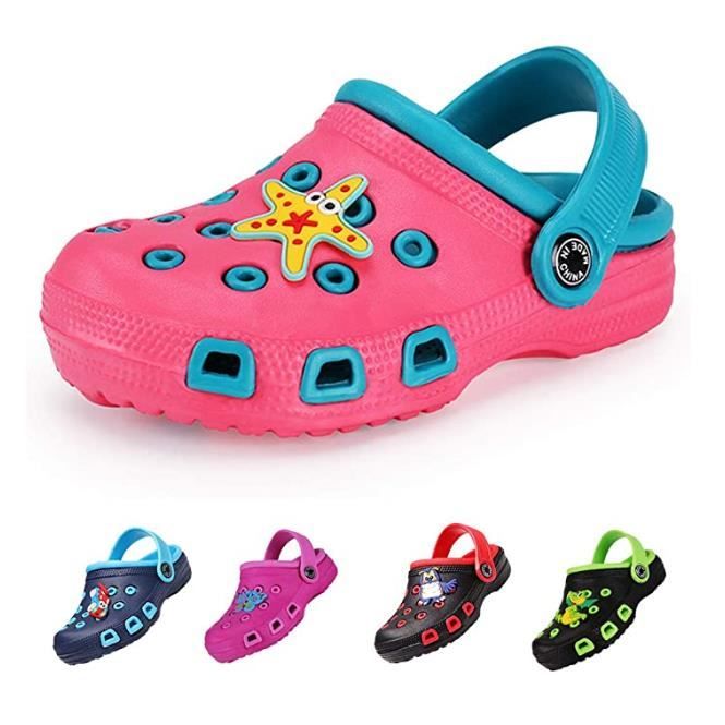 Sabots Et Mules Pantoufles Chaussures Enfant Bebe Fille Garcon Antiderapant Ete Piscine De Jardin Clogs Sandales De Plage A Enfiler Cdiscount Jardin