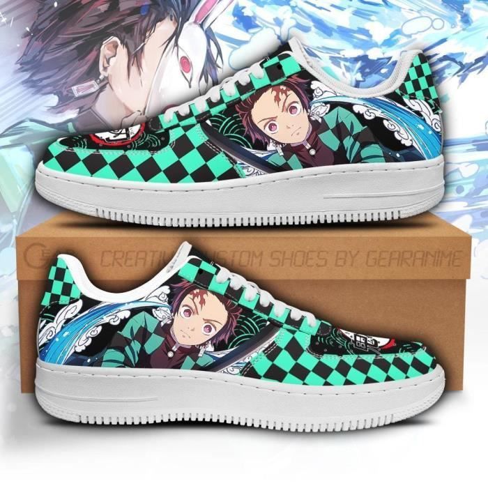 Baskets Demon Slayer Tanjiro Wallpapers Chaussures De Course Pour Homme