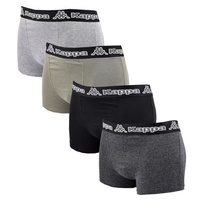 Kappa Set 6 Pezzi Boxer Uomo - Multicolore - 95% Cotone 5% Elastan - Morbidi E Comodi