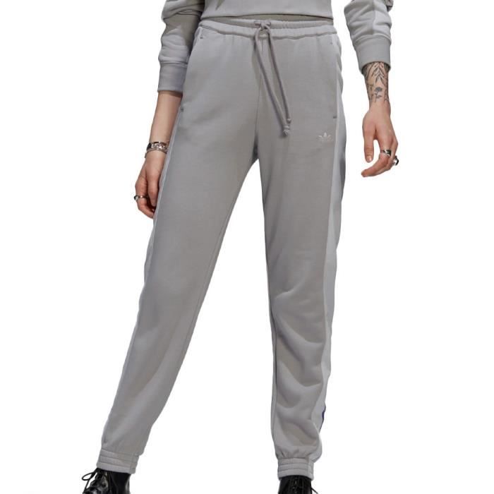 Jogging Femme Adidas Cuffed - Gris - Coupe Standard - Taille Haute