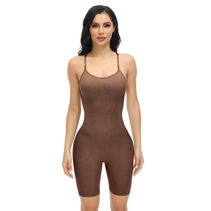 SHAPERX Body Sculptant - Combishort Gainant Femme Pour Ventre Plat Et Fesses Galbées