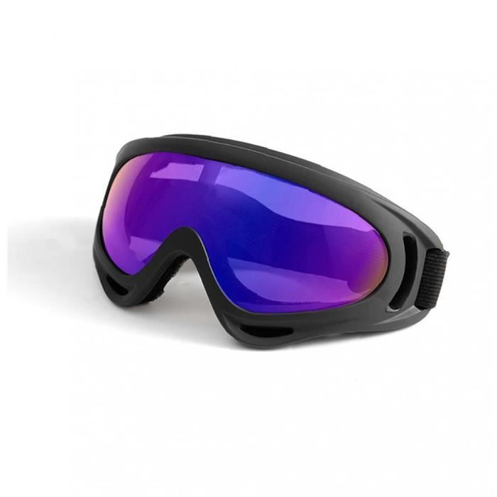 Lunettes de snowboard avec protection UV 400, coupe-vent, anti-poussière, lunettes anti-éblouissantes lunettes pour cyclisme de moto