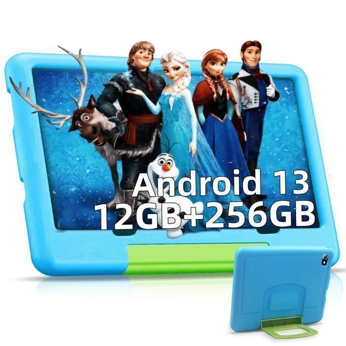 Tablette Enfants – Non spécifié – 10.1 Pouces – 12Go RAM – 256Go ROM – Android 13 – 5G WiFi