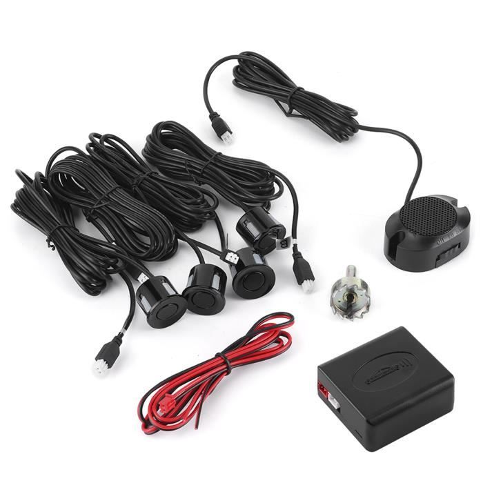 Radar De Recul Riloer - 4 Capteurs Argenté écran LED