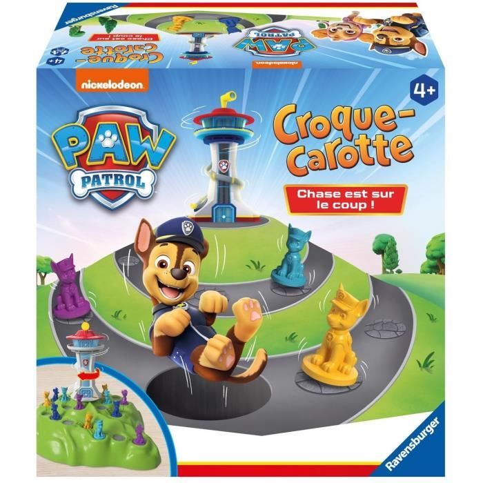 Croque Carotte PatPatrouille - Jeu de parcours rigolo - dès 4 ans - 22385 - Ravensburger