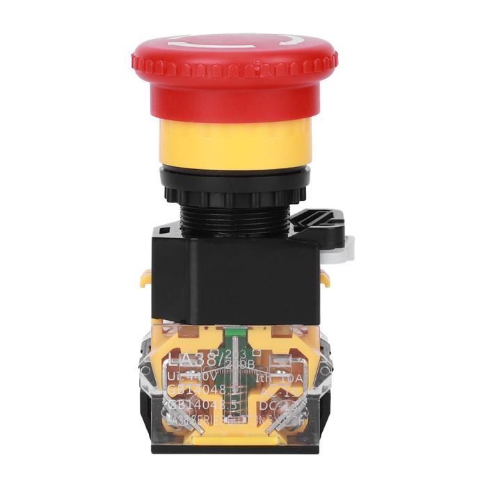 Interrupteur D'arrêt D'urgence Interrupteur En Plastique Bol En