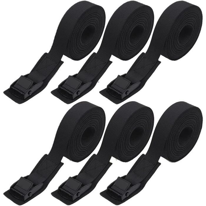 Lot De 4 Sangles D'arrimage Pour Pédales De Vélo – Nylon Résistant, Ajustables 50 Cm – Convient Intérieur/extérieur