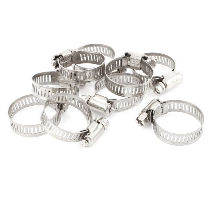 30 Colliers De Serrage Métallique 5mm - Attaches Tuyau Rigides Pour Plomberie, Fixation