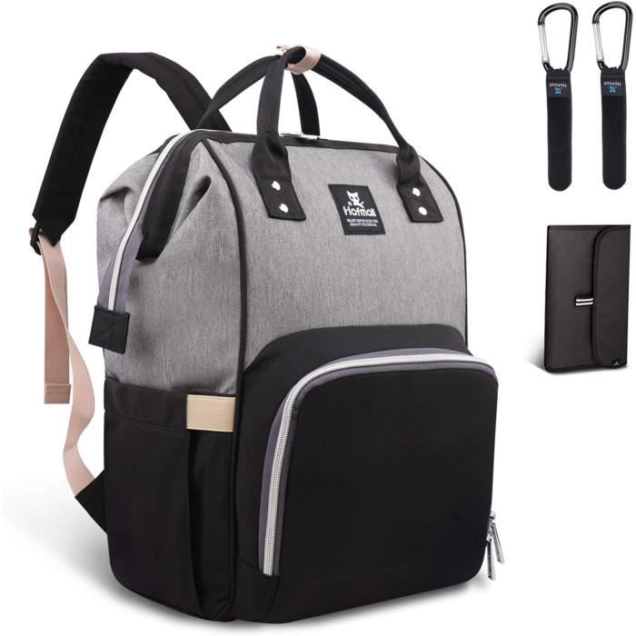 Sac à Dos à Langer RUVALINO Avec Matelas Portable - Multifonction Pour Bébé, Parents