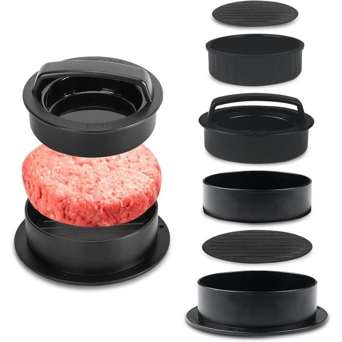 Presse steak ovale / moule steack fonte d 'alu