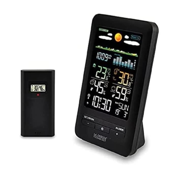 Stazione Meteo Wireless La Crosse Technology S85814 – Display Colore Con Previsioni, Temperatura Interna/Esterna, Ora Atomica - 2