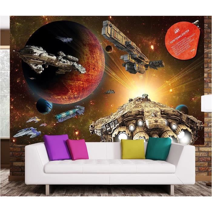 DEBONA HERSE TISSAGE Bois Panneau Papier Peint 3D Effet Mural Décor