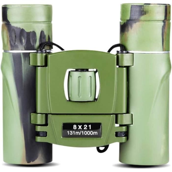 BIJIA Jumelles HD 12x26 Compactes Pliantes - Prisme BAK4 Pour Observation, Voyage, Concert Et Nature
