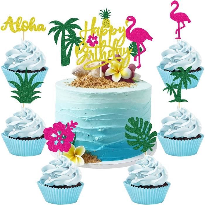 Joyeux anniversaire cake topper svg, svg de topper d'anniversaire, feuilles de cadre svg, svg de