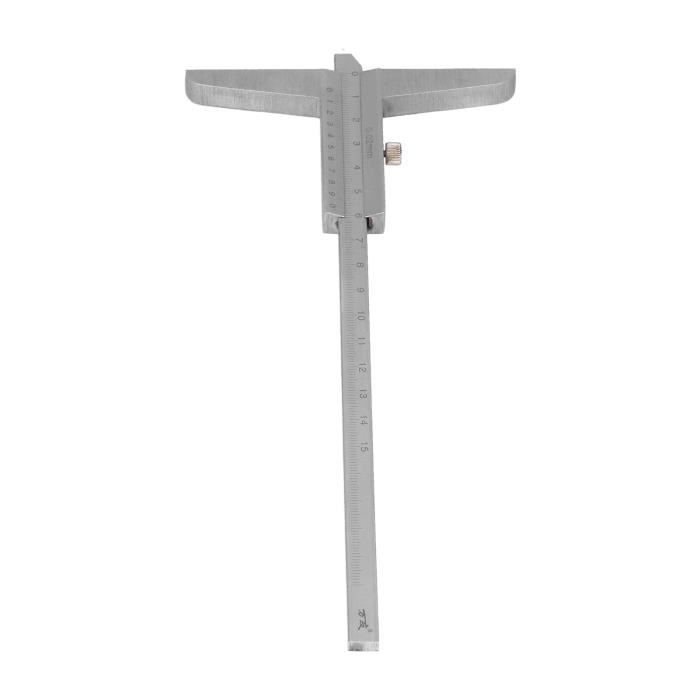 Pied à Coulisse De Précision, Résolution 150 Mm, 0,02 Mm, Micromètre En Acier Au Carbone, Outil De Mesure De Longueur, Profondeur, épaisseur Intérieure Et Extérieure